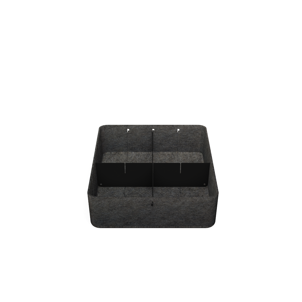 USM Inos Box Set deep, 500, divider lengthwise transverse