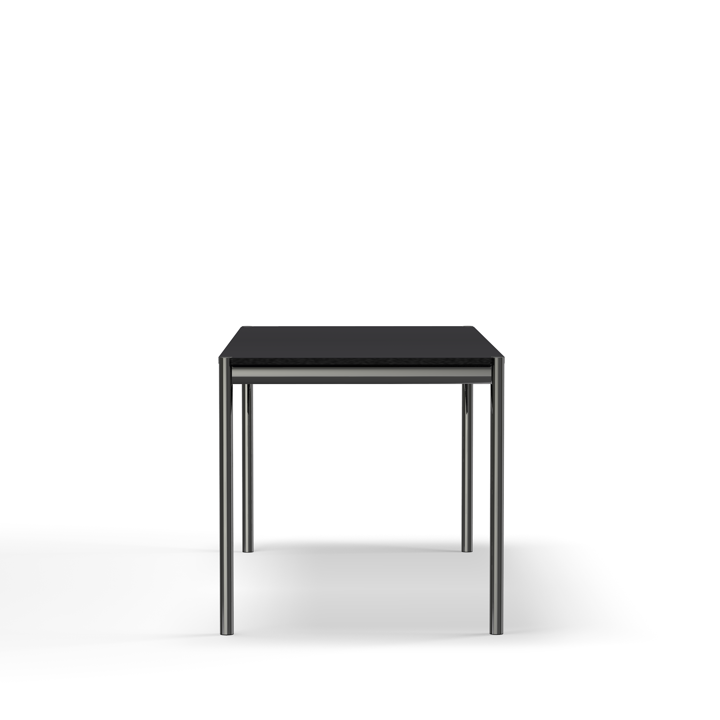USM Haller table black linoleum (T59)