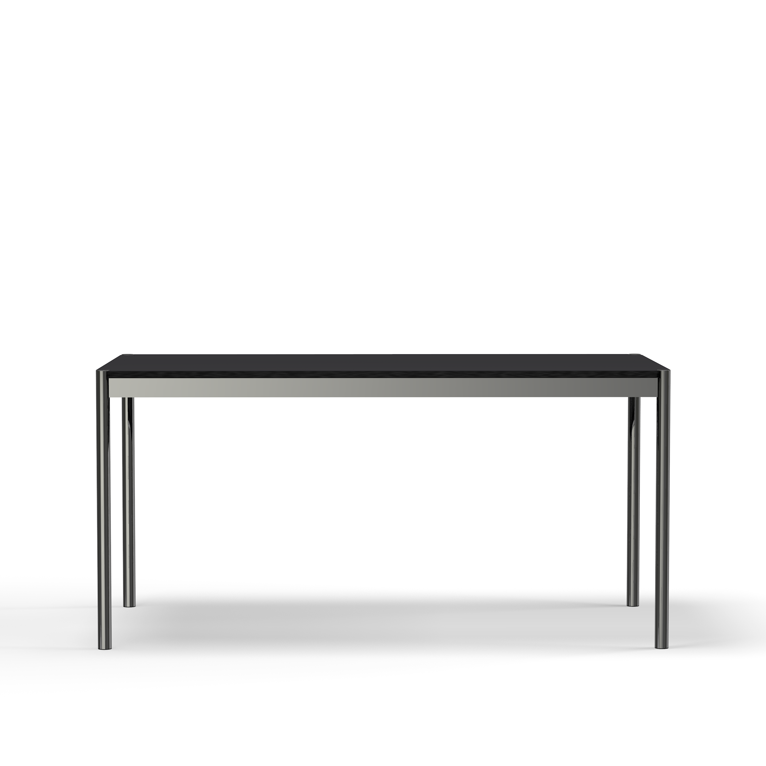 USM Haller table black linoleum (T59)
